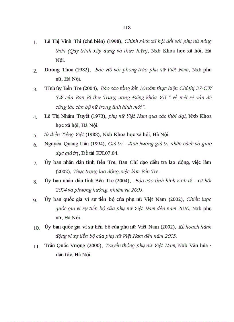 image for page Vấn đề kế thừa giá trị đạo đức truyền thống của phụ nữ tỉnh Bến Tre hiện nay