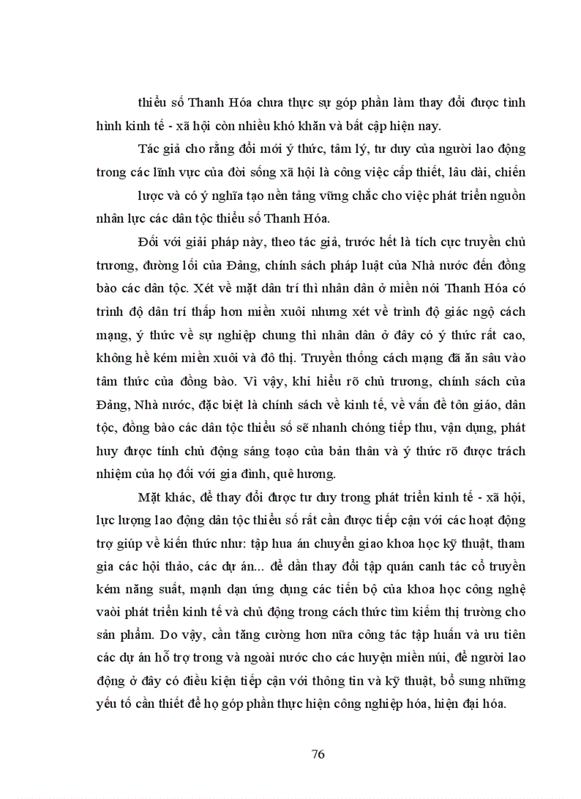 image for page Quan niệm khoa học về nguồn nhân lực và những biện pháp nhằm phát huy có hiệu quả nguồn nhân lực vùng dân tộc thiểu số Thanh Hoá trong sự nghiệp đổi mới theo định hướng XHCN