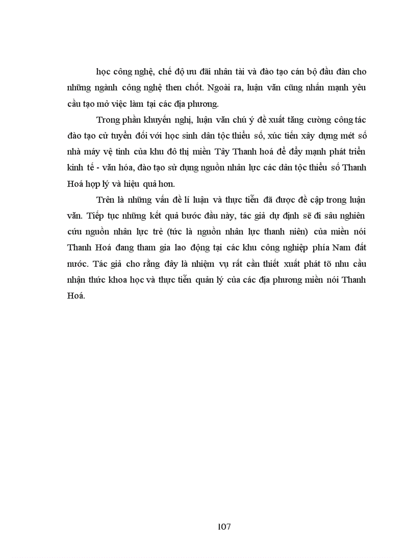 image for page Quan niệm khoa học về nguồn nhân lực và những biện pháp nhằm phát huy có hiệu quả nguồn nhân lực vùng dân tộc thiểu số Thanh Hoá trong sự nghiệp đổi mới theo định hướng XHCN