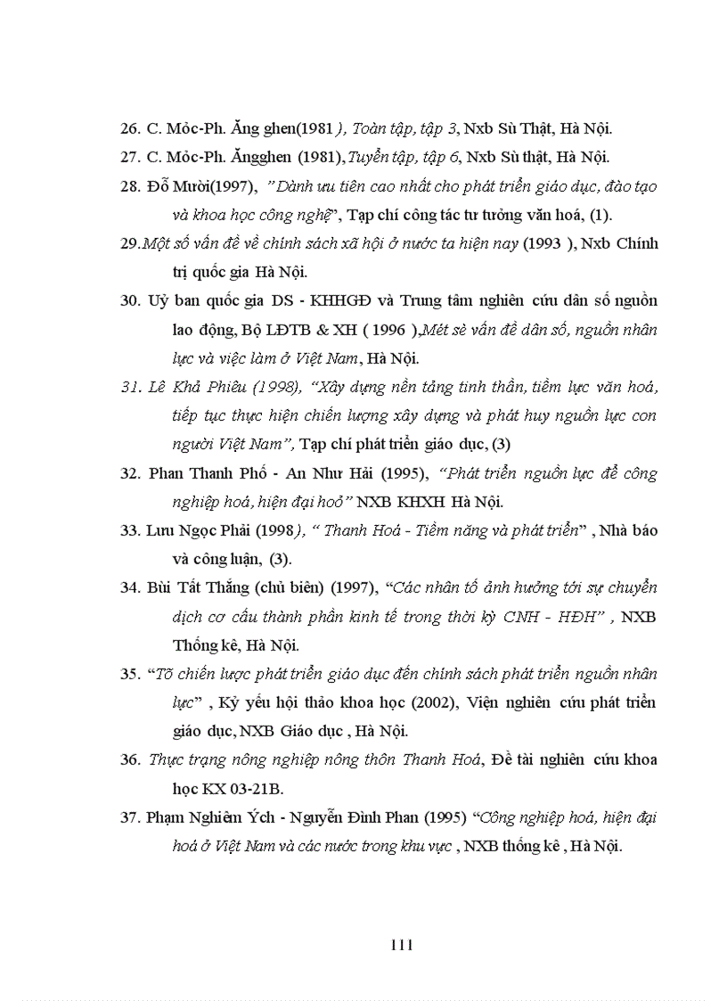 image for page Quan niệm khoa học về nguồn nhân lực và những biện pháp nhằm phát huy có hiệu quả nguồn nhân lực vùng dân tộc thiểu số Thanh Hoá trong sự nghiệp đổi mới theo định hướng XHCN