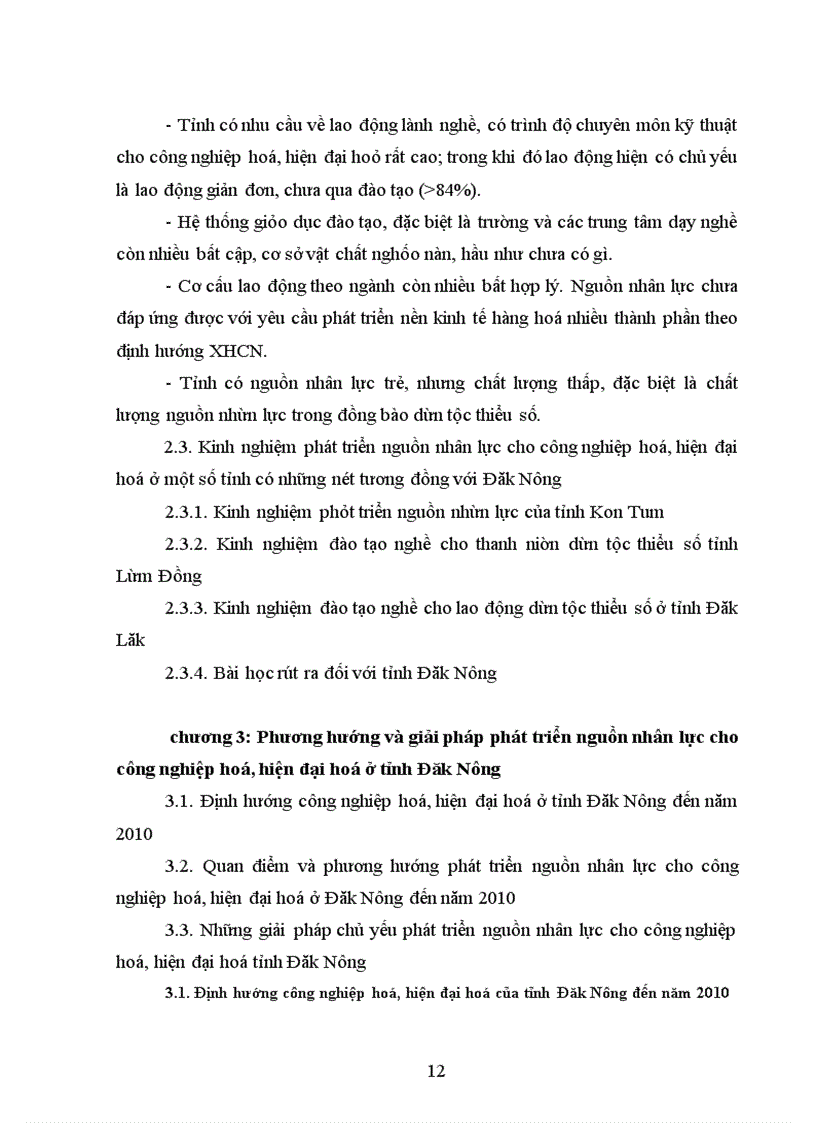 image for page Nguồn nhân lực cho CNH, HĐH ở tỉnh Đăk Nông