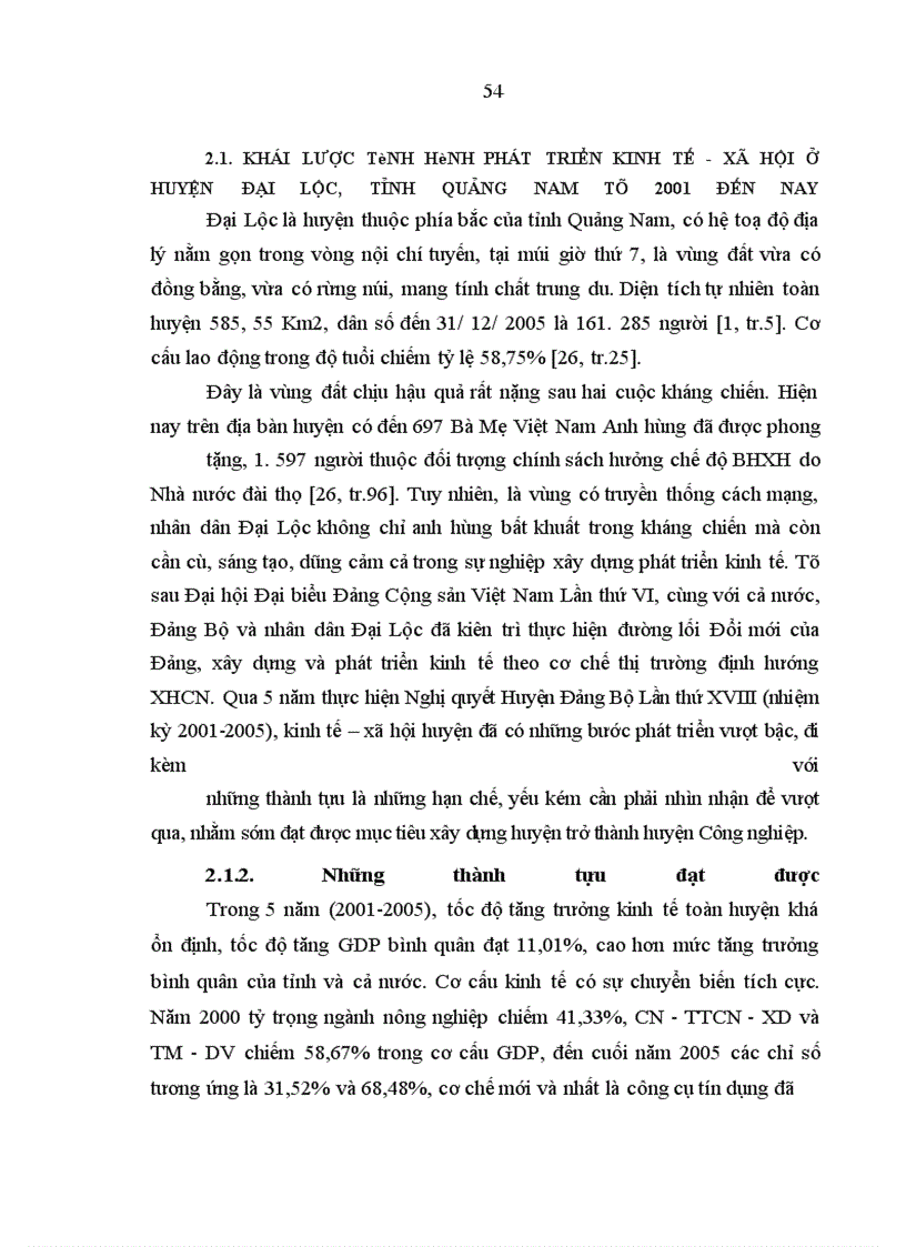 image for page Tín dụng của Ngân hàng Nông nghiệp và phát triển nông thôn đối với phát triển kinh tế - xã hội ở Đại Lộc, Quảng Nam