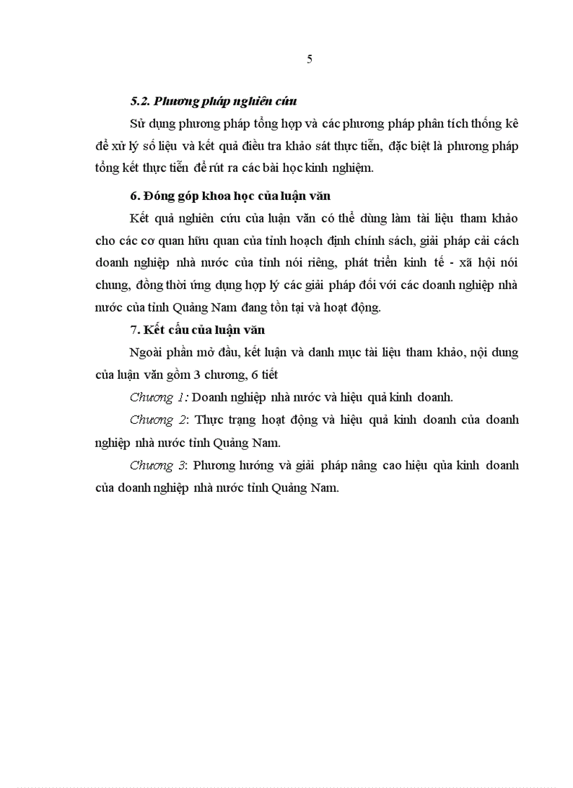 image for page Hiệu quả sản xuất kinh doanh của doanh nghiệp nhà nước tỉnh Quảng Nam