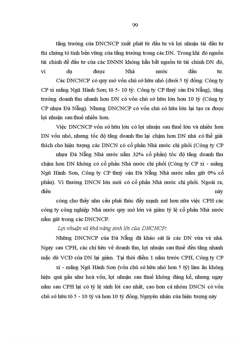 image for page Hiệu quả sử dụng vốn ở các doanh nghiệp công nghiệp sau cổ phần hóa của Đà Nẵng