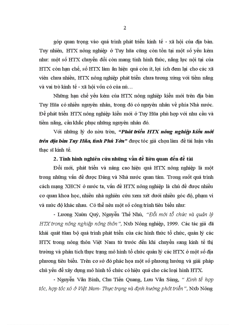 image for page Phát triển HTX nông nghiệp kiểu mới trên địa bàn Tuy Hòa, tỉnh Phú Yên