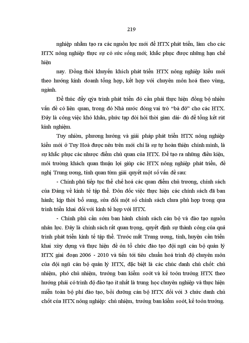 image for page Phát triển HTX nông nghiệp kiểu mới trên địa bàn Tuy Hòa, tỉnh Phú Yên