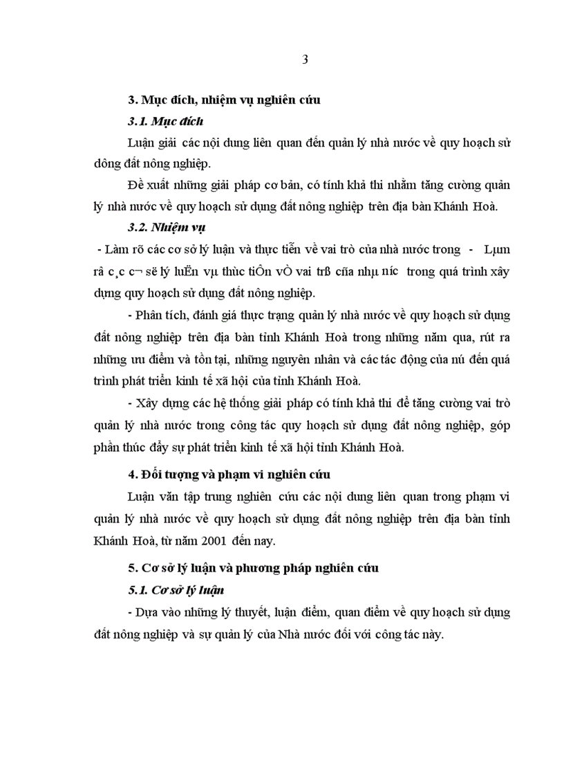 image for page Hoàn thiện quản lý nhà nước về quy hoạch sử dụng đất nông nghiệp trên địa bàn tỉnh Khánh Hoà