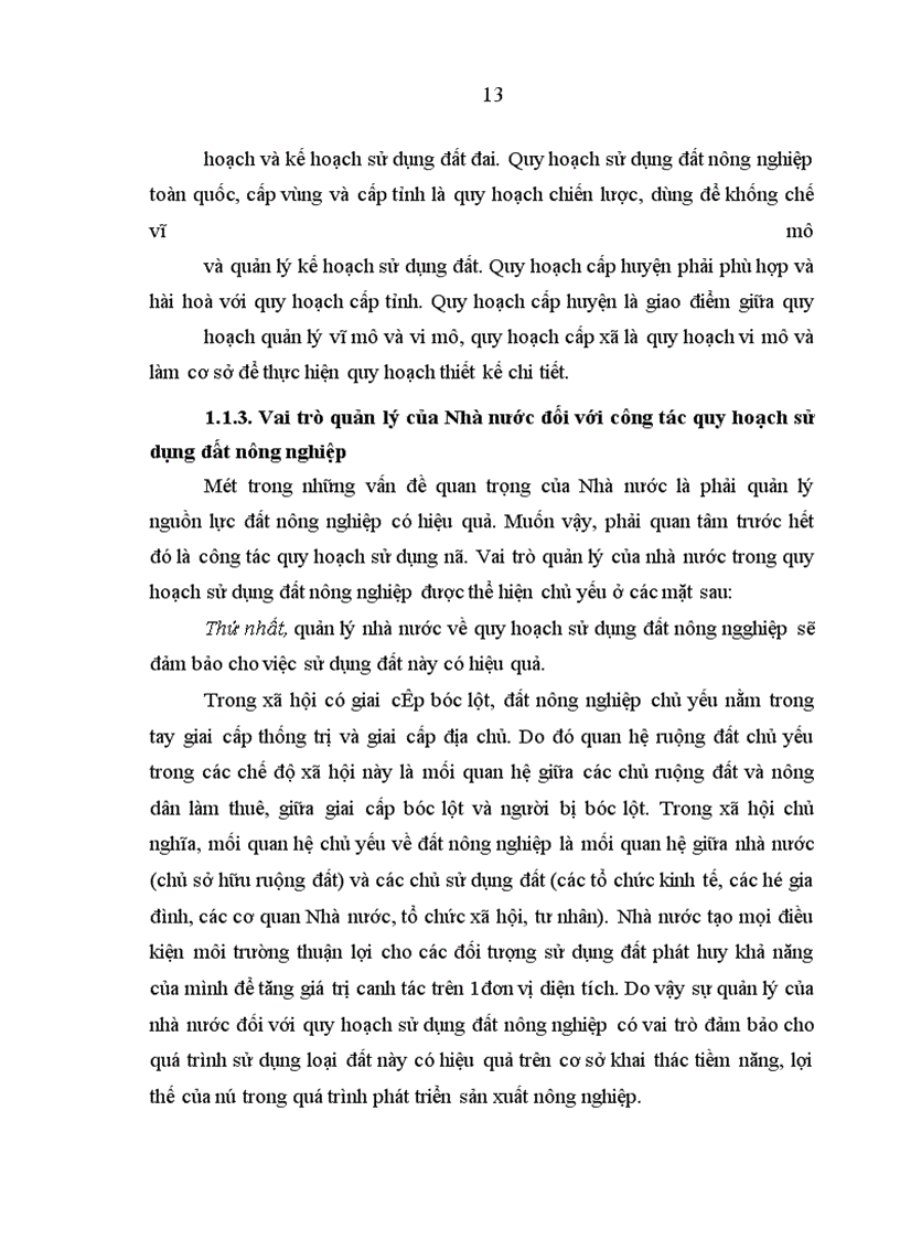 image for page Hoàn thiện quản lý nhà nước về quy hoạch sử dụng đất nông nghiệp trên địa bàn tỉnh Khánh Hoà