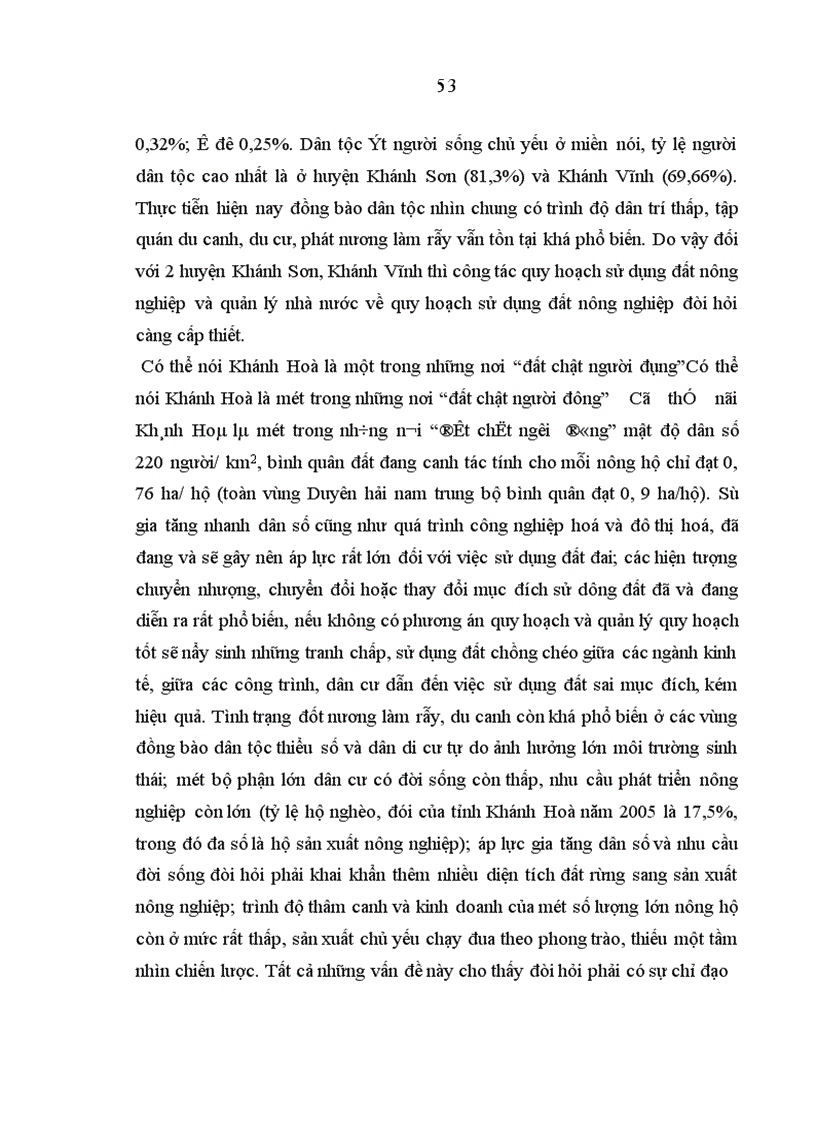 image for page Hoàn thiện quản lý nhà nước về quy hoạch sử dụng đất nông nghiệp trên địa bàn tỉnh Khánh Hoà