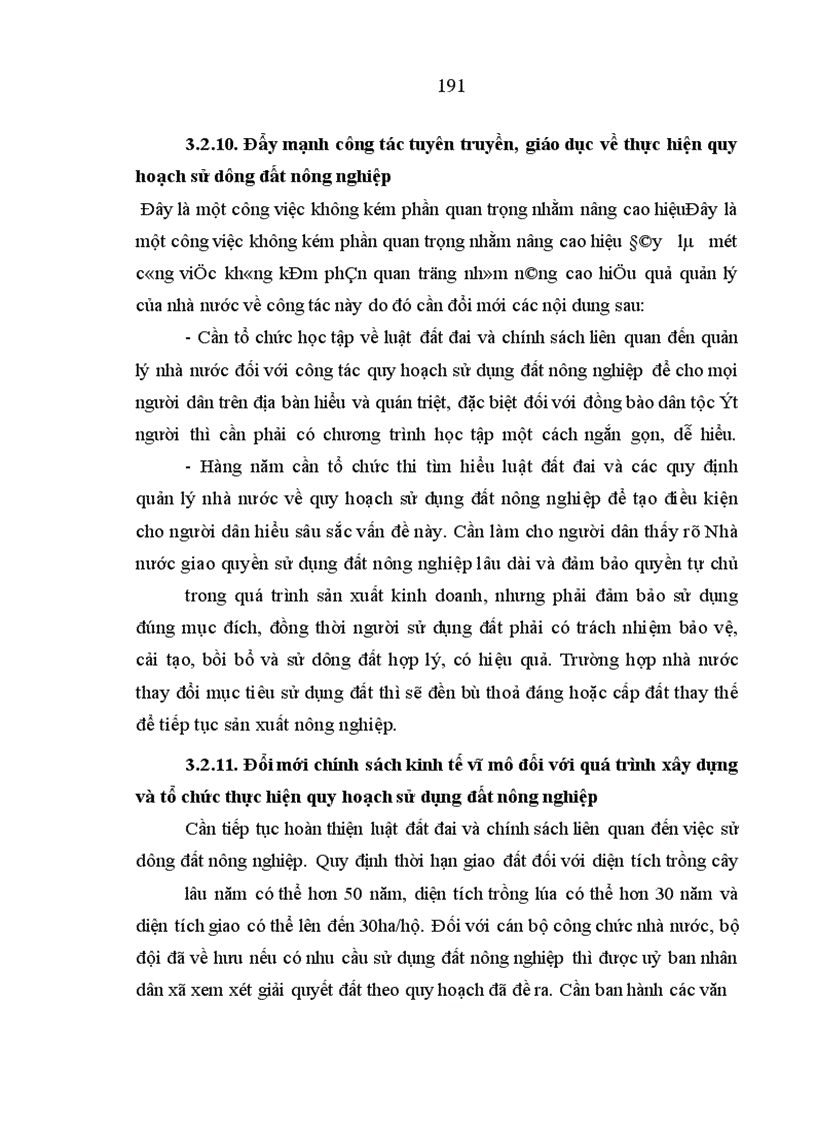 image for page Hoàn thiện quản lý nhà nước về quy hoạch sử dụng đất nông nghiệp trên địa bàn tỉnh Khánh Hoà