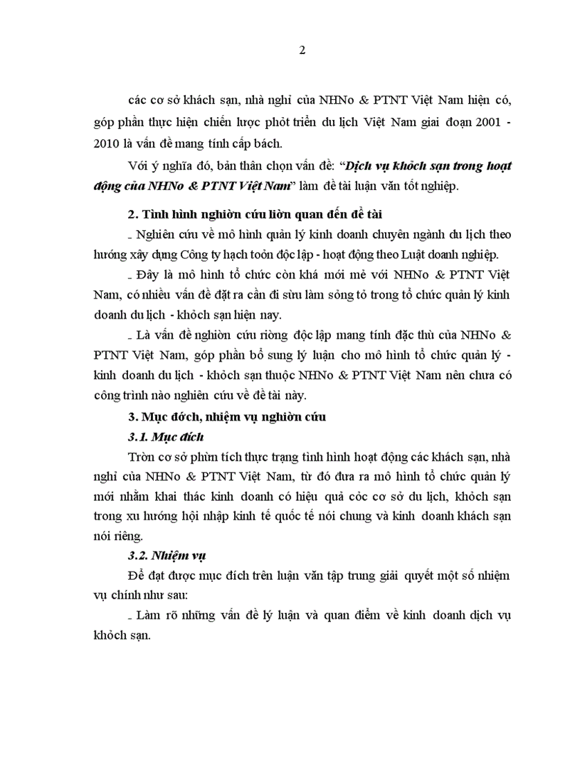 image for page Dịch vụ khách sạn trong hoạt động của ngân hàng nông nghiệp và phát triển nông thôn Việt Nam
