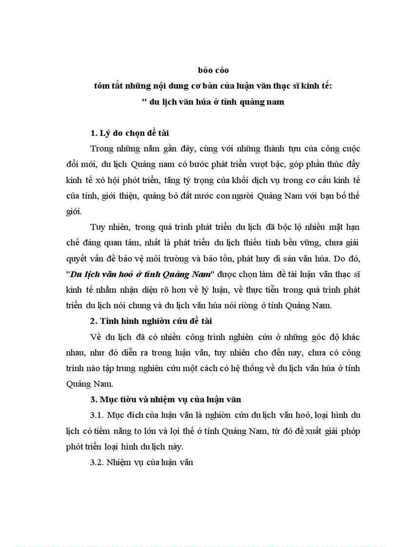 image for page Du lịch văn hóa ở tỉnh quảng nam