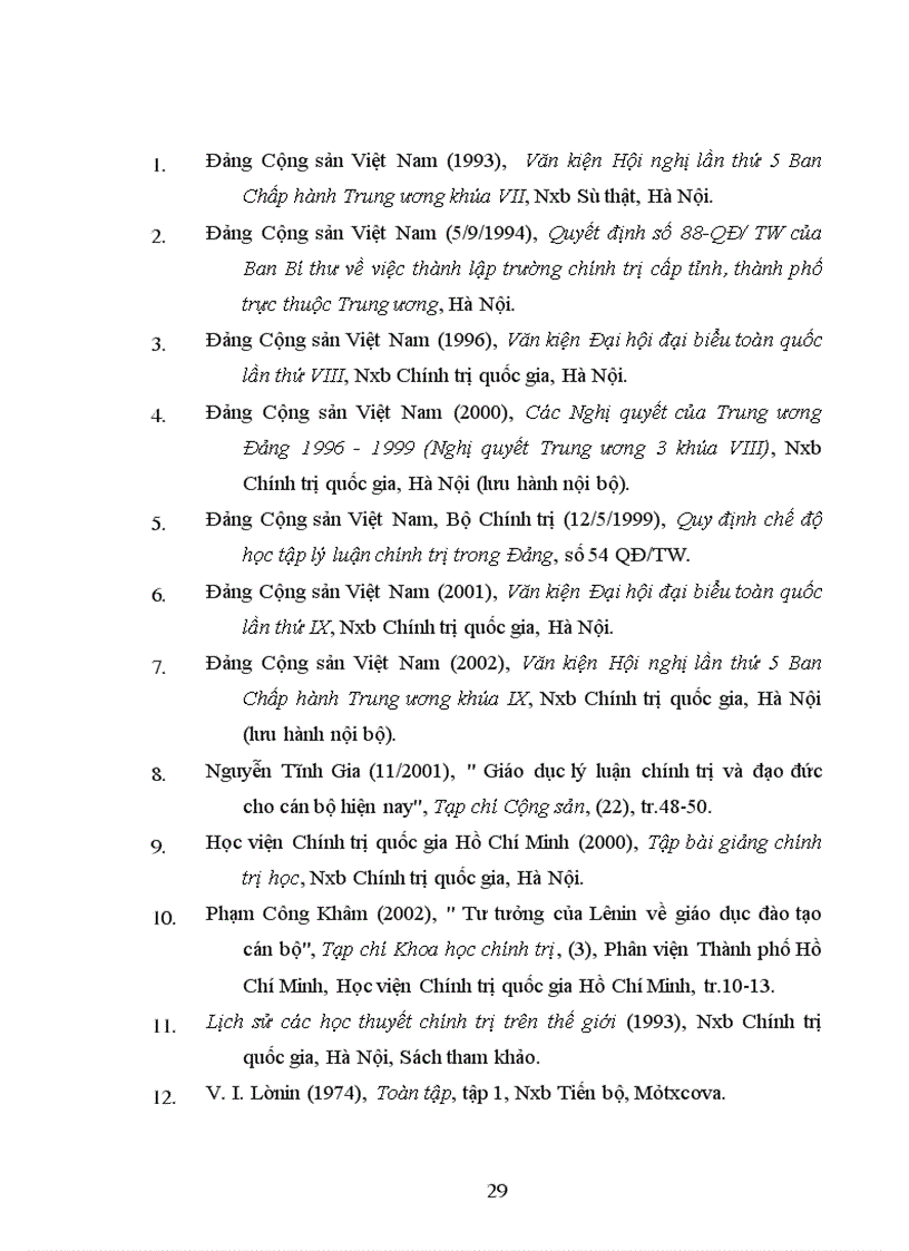 image for page Nâng cao trình độ lý luận chính trị cho đội ngũ cán bộ lãnh đạo, quản lý chủ chốt cấp xã miền Tây Nam Bộ hiện nay (qua thực tế tỉnh Bạc Liêu)