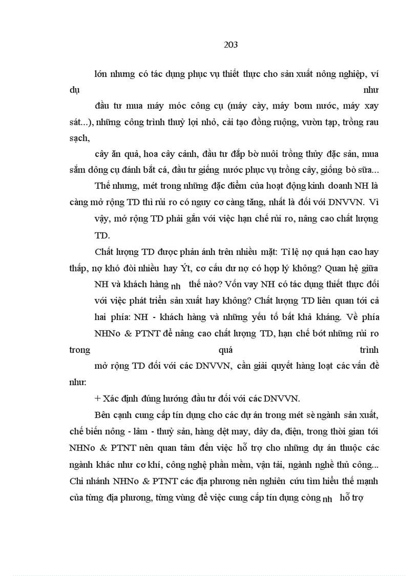 image for page Mở rộng và nâng cao chất lượng dịch vụ ngân hàng nông nghiệp và phát triển nông thôn đối với Doanh nghiệp vừa và nhỏ ở tỉnh Quảng Nam