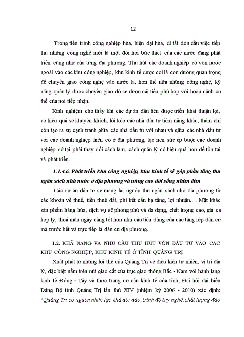 image for page Thu hút vốn đầu tư vào các khu công nghiệp, khu kinh tế ở tỉnh Quảng trị