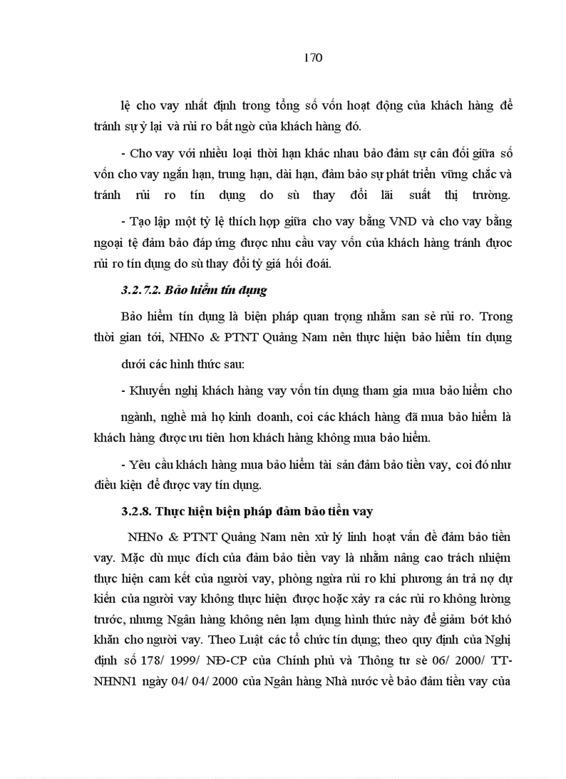 image for page Quản lý rủi ro tín dụng trong hoạt động kinh doanh của NHNo&PTNT Quảng Nam