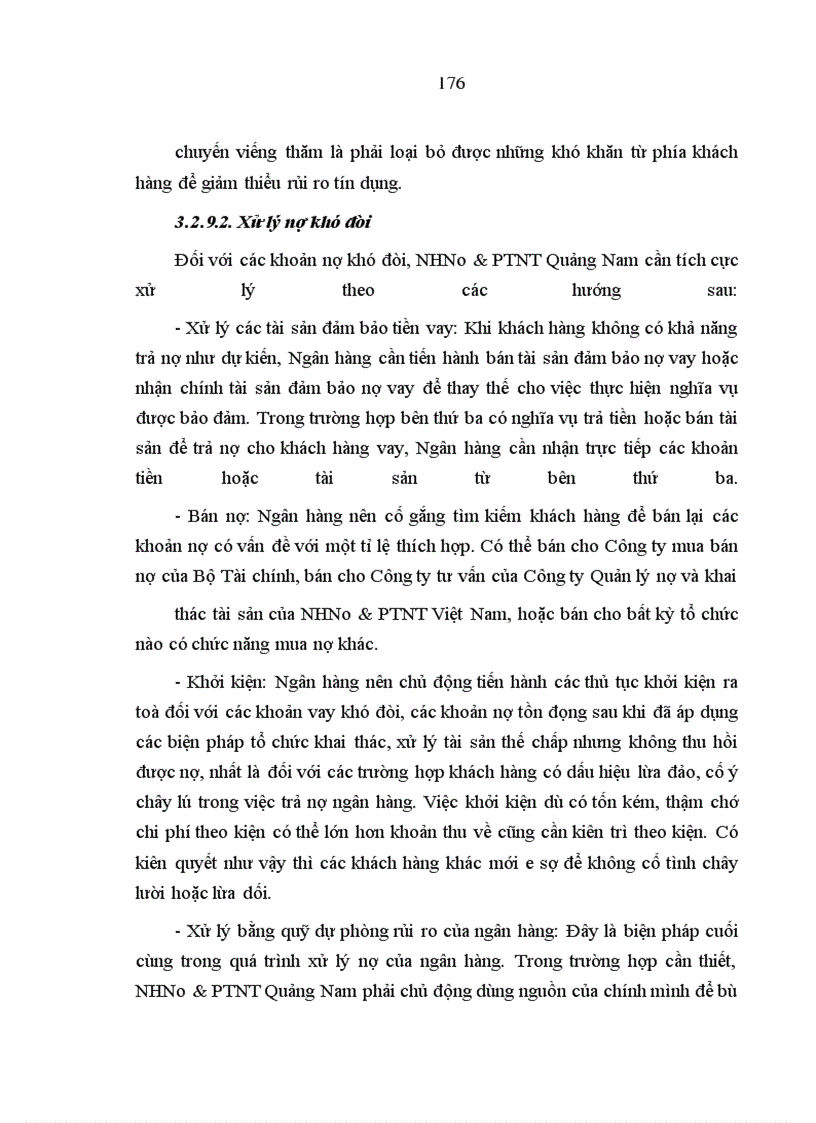 image for page Quản lý rủi ro tín dụng trong hoạt động kinh doanh của NHNo&PTNT Quảng Nam