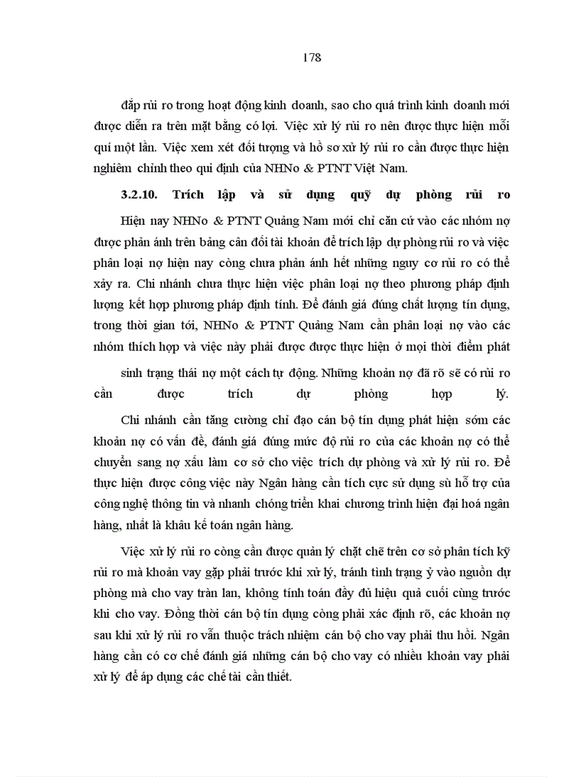 image for page Quản lý rủi ro tín dụng trong hoạt động kinh doanh của NHNo&PTNT Quảng Nam