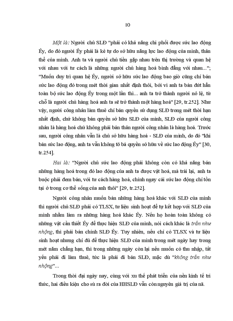image for page Vận dụng lý luận hàng hoá sức lao động của C.Mác vào việc đảm bảo nguồn nhân lực cho các doanh nghiệp ở tỉnh Quảng Bình