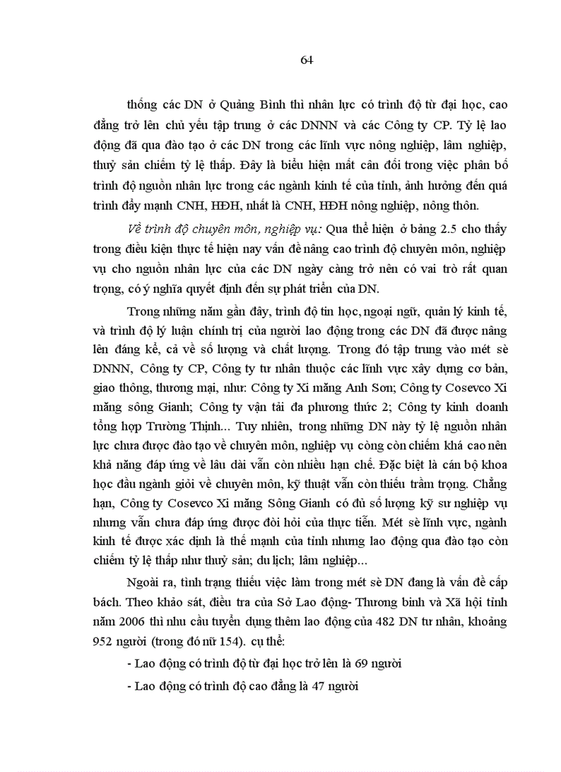 image for page Vận dụng lý luận hàng hoá sức lao động của C.Mác vào việc đảm bảo nguồn nhân lực cho các doanh nghiệp ở tỉnh Quảng Bình