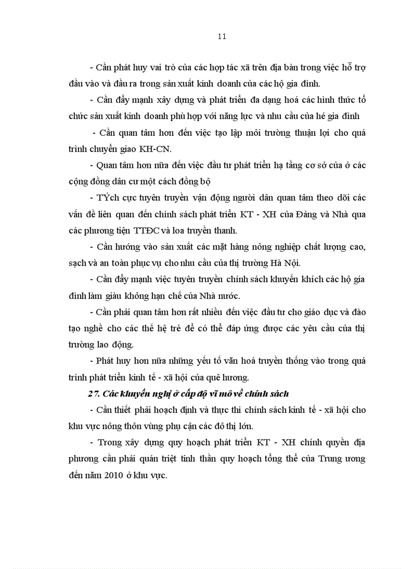 image for page Báo cáo tóm tắt Luận văn về Biến đổi mức sống hộ gia đình nông thôn vùng phụ cận Hà Nội