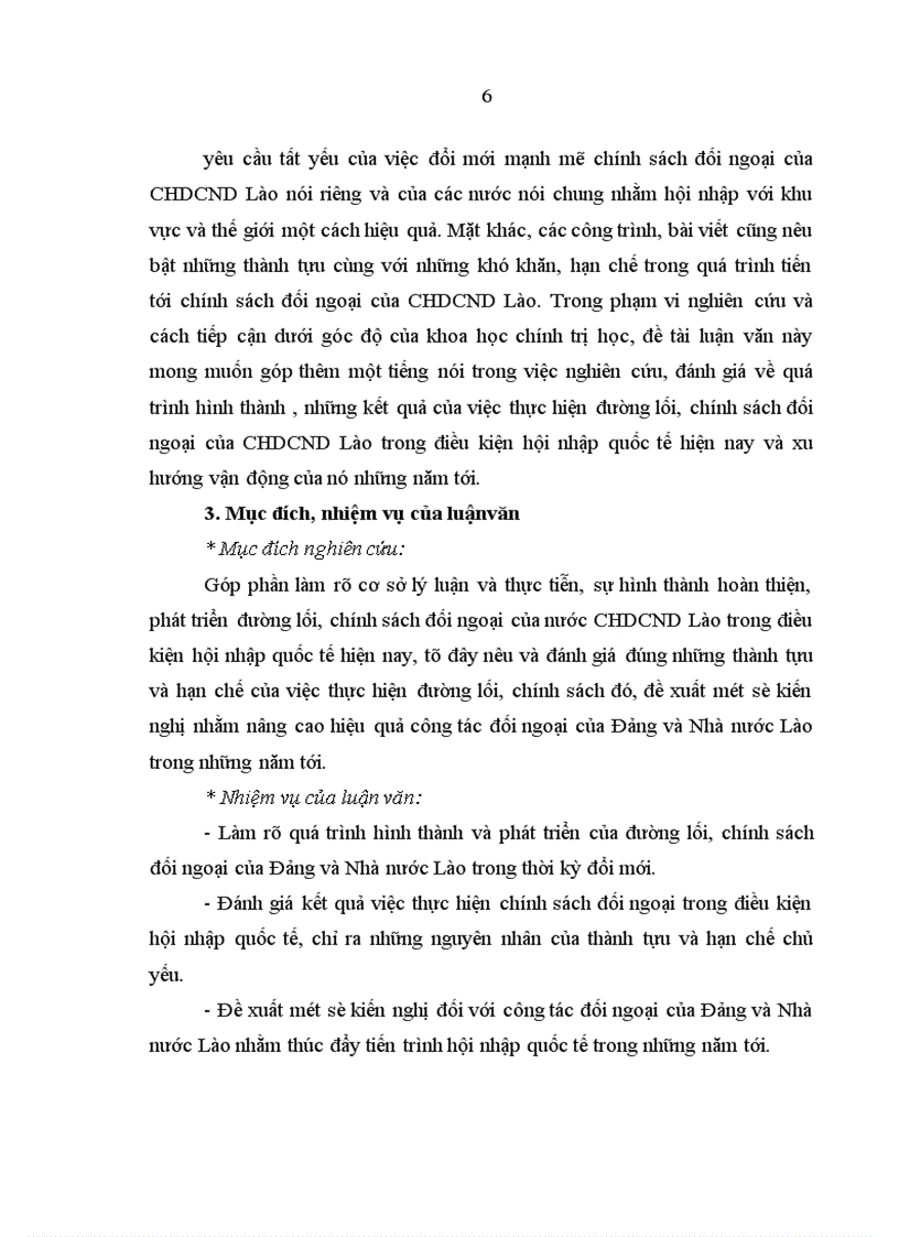 image for page Chính sách đối ngoại trong điều kiện hội nhập quốc tế của Cộng hoà Dân chủ nhân dân Lào