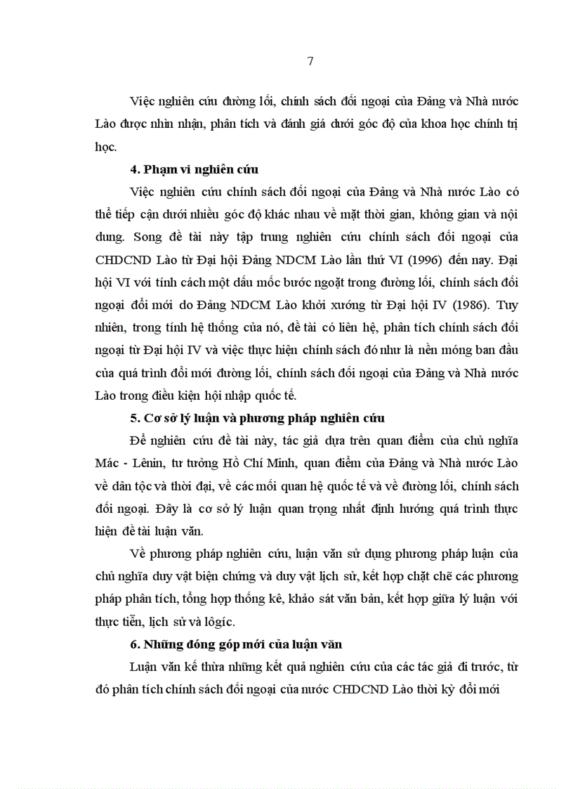 image for page Chính sách đối ngoại trong điều kiện hội nhập quốc tế của Cộng hoà Dân chủ nhân dân Lào