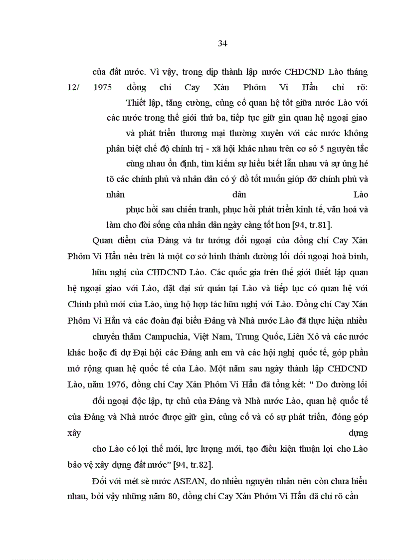 image for page Chính sách đối ngoại trong điều kiện hội nhập quốc tế của Cộng hoà Dân chủ nhân dân Lào