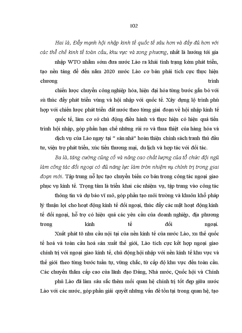 image for page Chính sách đối ngoại trong điều kiện hội nhập quốc tế của Cộng hoà Dân chủ nhân dân Lào