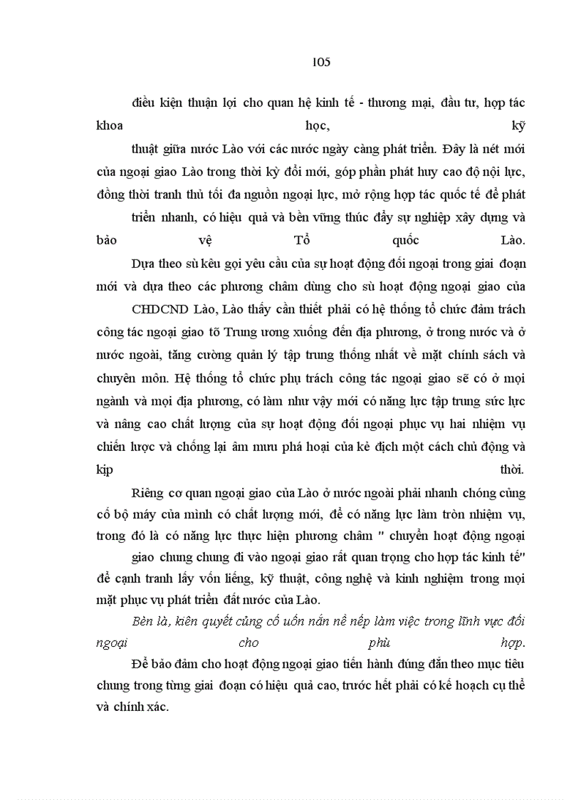 image for page Chính sách đối ngoại trong điều kiện hội nhập quốc tế của Cộng hoà Dân chủ nhân dân Lào