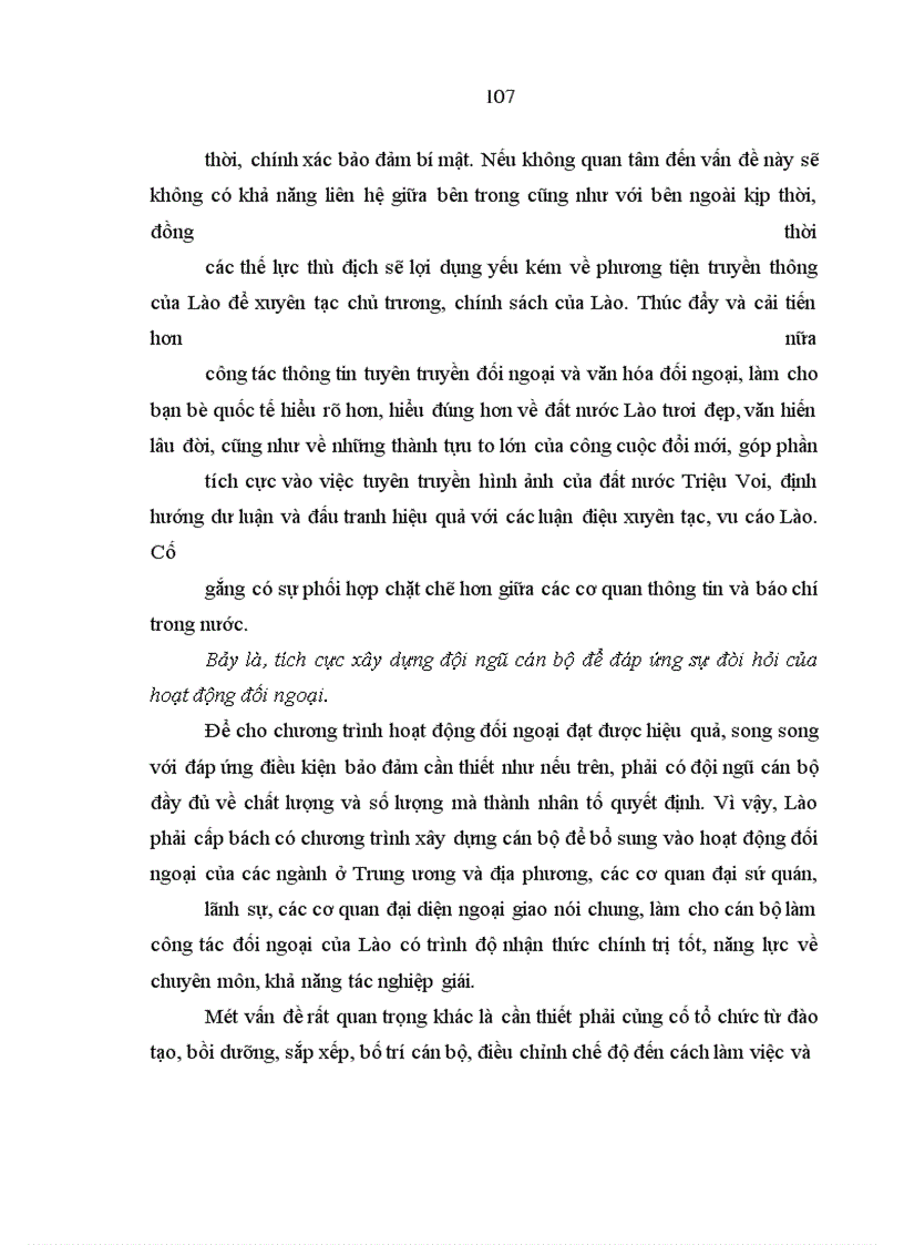 image for page Chính sách đối ngoại trong điều kiện hội nhập quốc tế của Cộng hoà Dân chủ nhân dân Lào