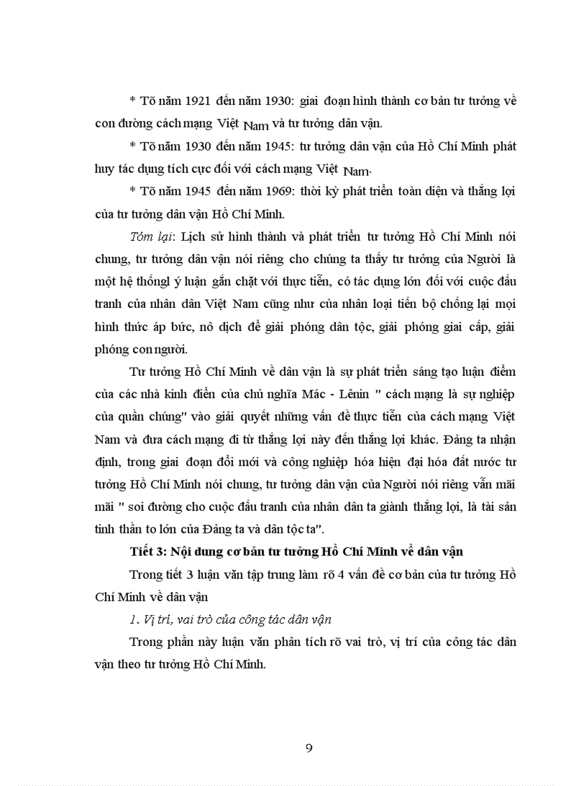 image for page Tư tưởng Hồ Chí Minh về dân vận và sự vận dụng vào công tác vận động nông dân ở tỉnh Quảng Bình trong những năm đầu thế kỷ XXI