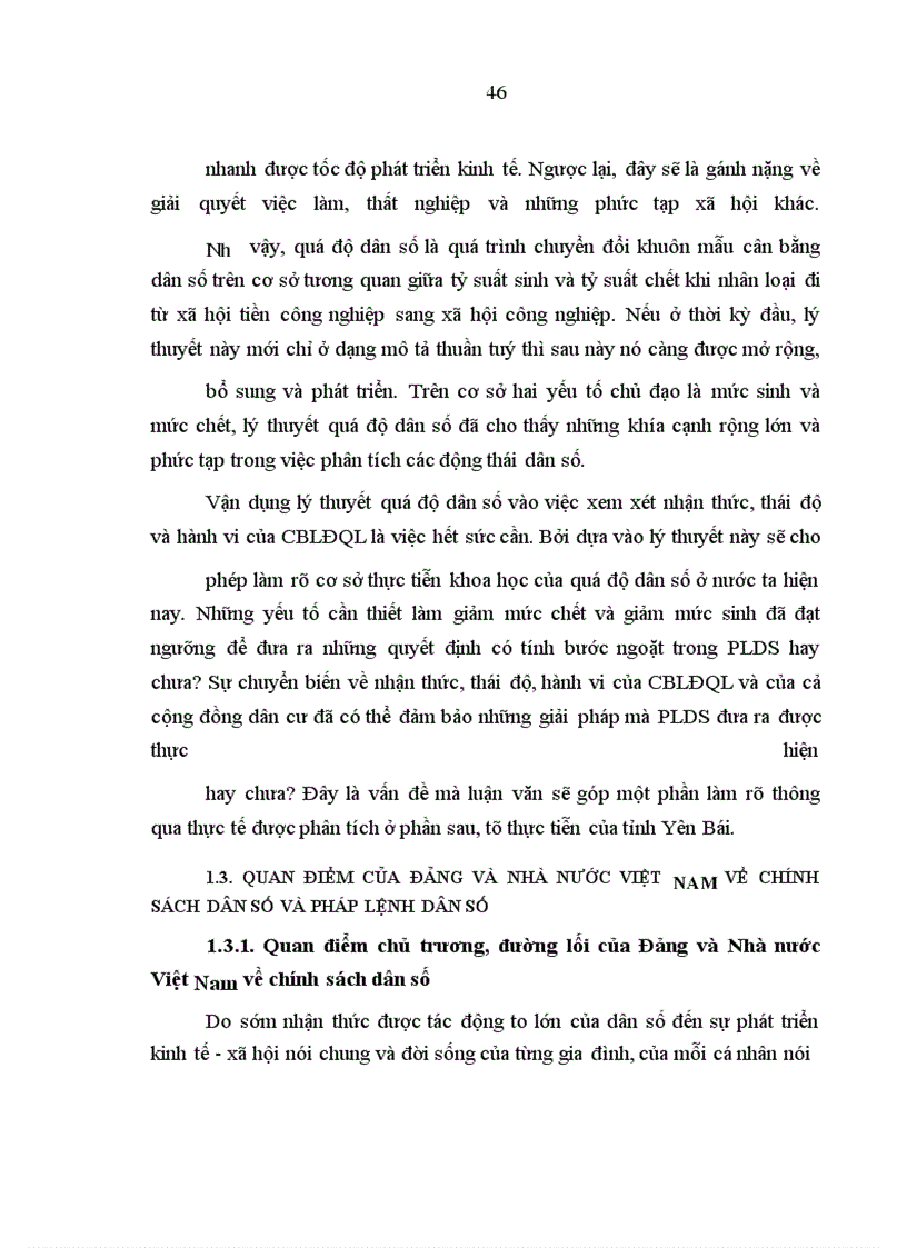 image for page Nhận thức, thái độ và hành vi của cán bộ lãnh đạo - quản lý đối với pháp lệnh dân số