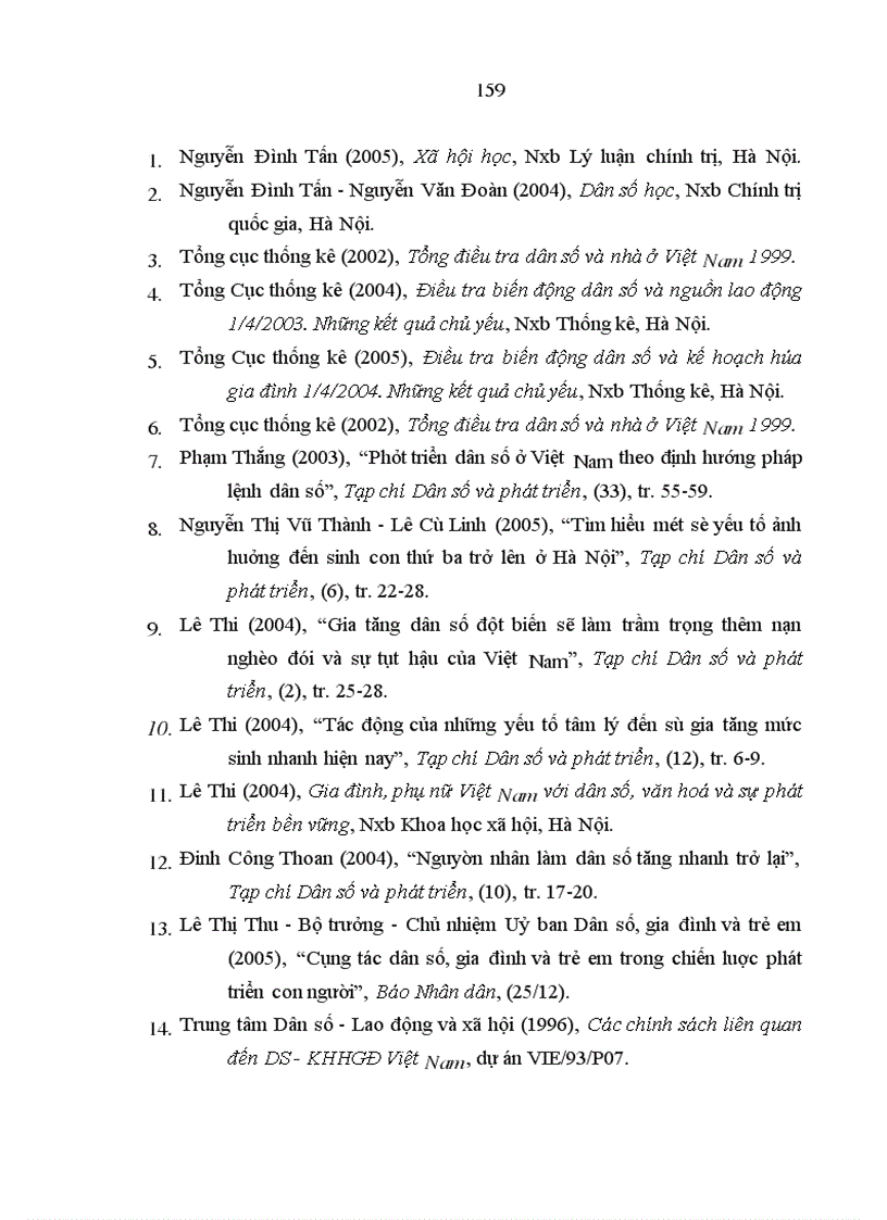 image for page Nhận thức, thái độ và hành vi của cán bộ lãnh đạo - quản lý đối với pháp lệnh dân số