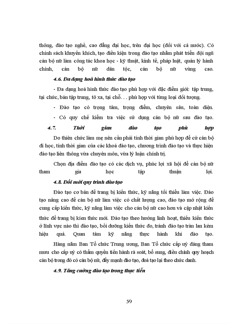 image for page Một số giải pháp xây dựng và phát triển đội ngũ cán bộ nữ lãnh đạo, quản lý khối đảng, đoàn thể -