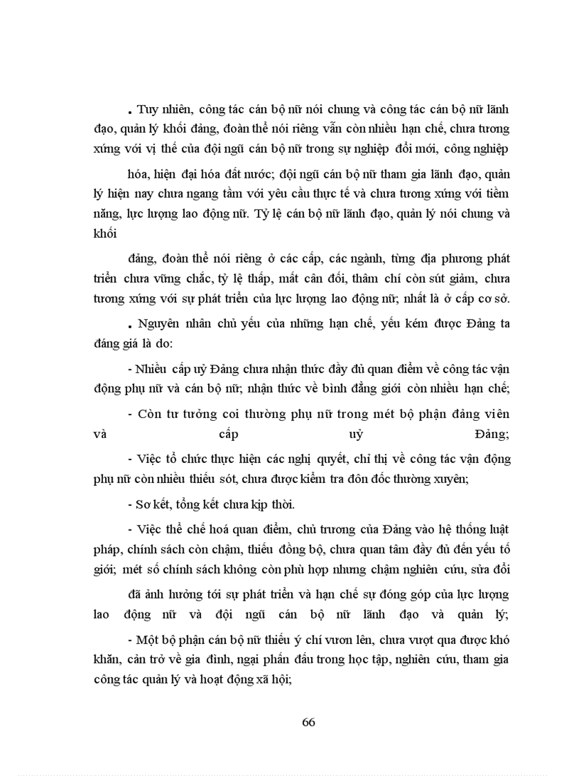 image for page Một số giải pháp xây dựng và phát triển đội ngũ cán bộ nữ lãnh đạo, quản lý khối đảng, đoàn thể -
