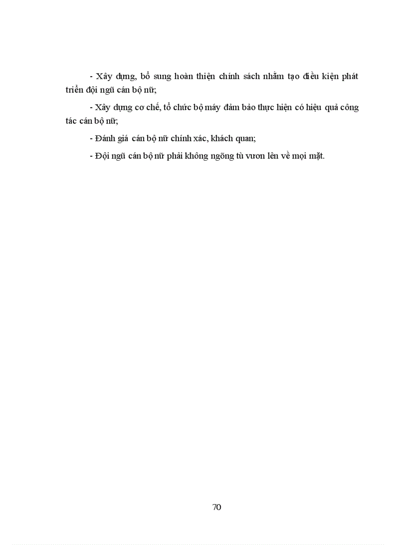 image for page Một số giải pháp xây dựng và phát triển đội ngũ cán bộ nữ lãnh đạo, quản lý khối đảng, đoàn thể -