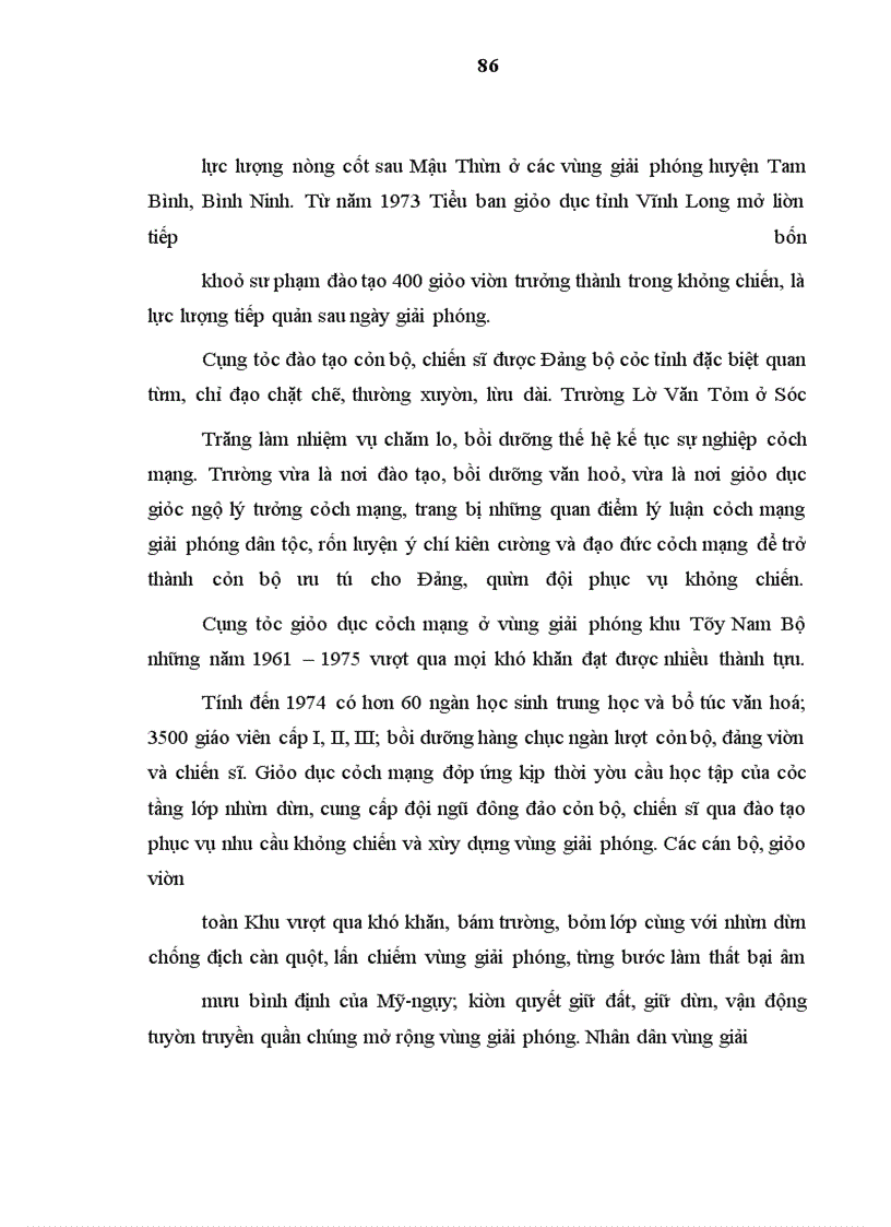 image for page Đảng bộ miền Nam lãnh đạo sự nghiệp giáo dục ở vùng giải phóng 1961 – 1975