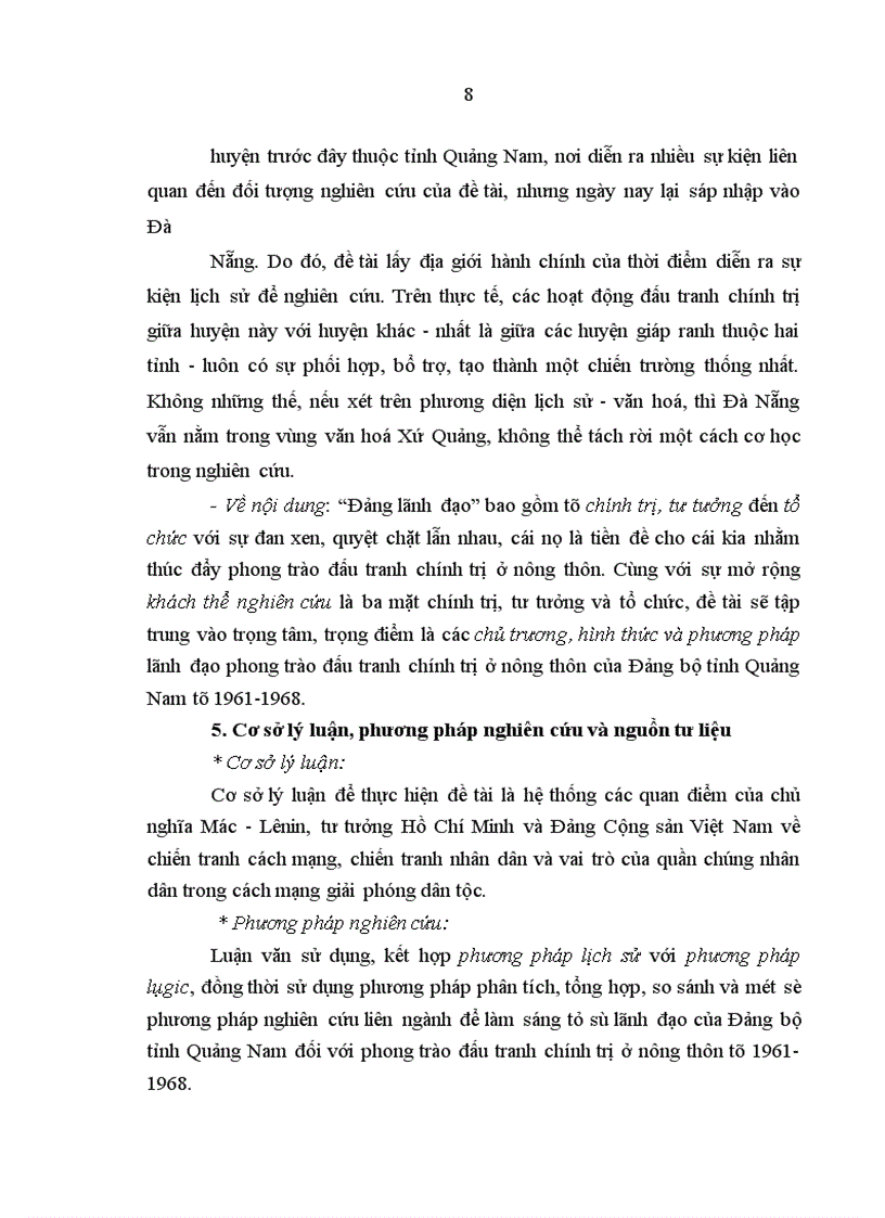 image for page Đảng bộ tỉnh Quảng Nam lãnh đạo phong trào đấu tranh chính trị ở nông thôn từ 1961 - 1968