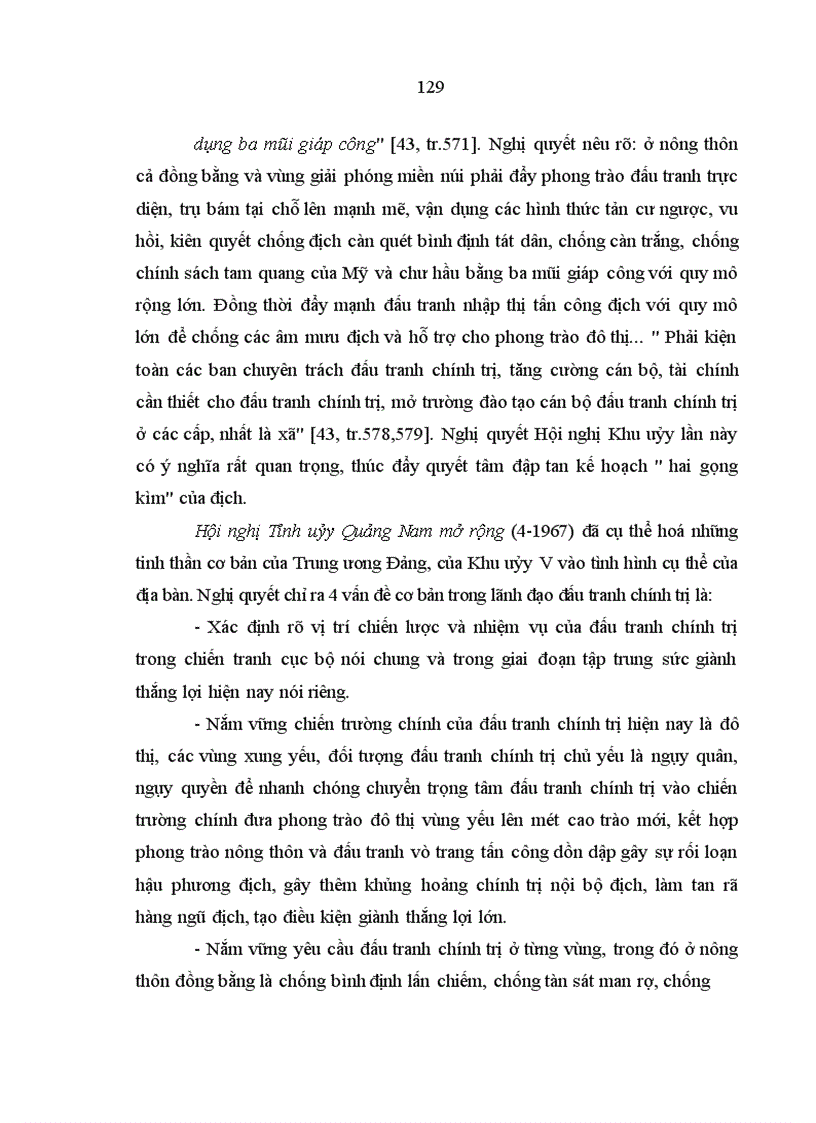 image for page Đảng bộ tỉnh Quảng Nam lãnh đạo phong trào đấu tranh chính trị ở nông thôn từ 1961 - 1968
