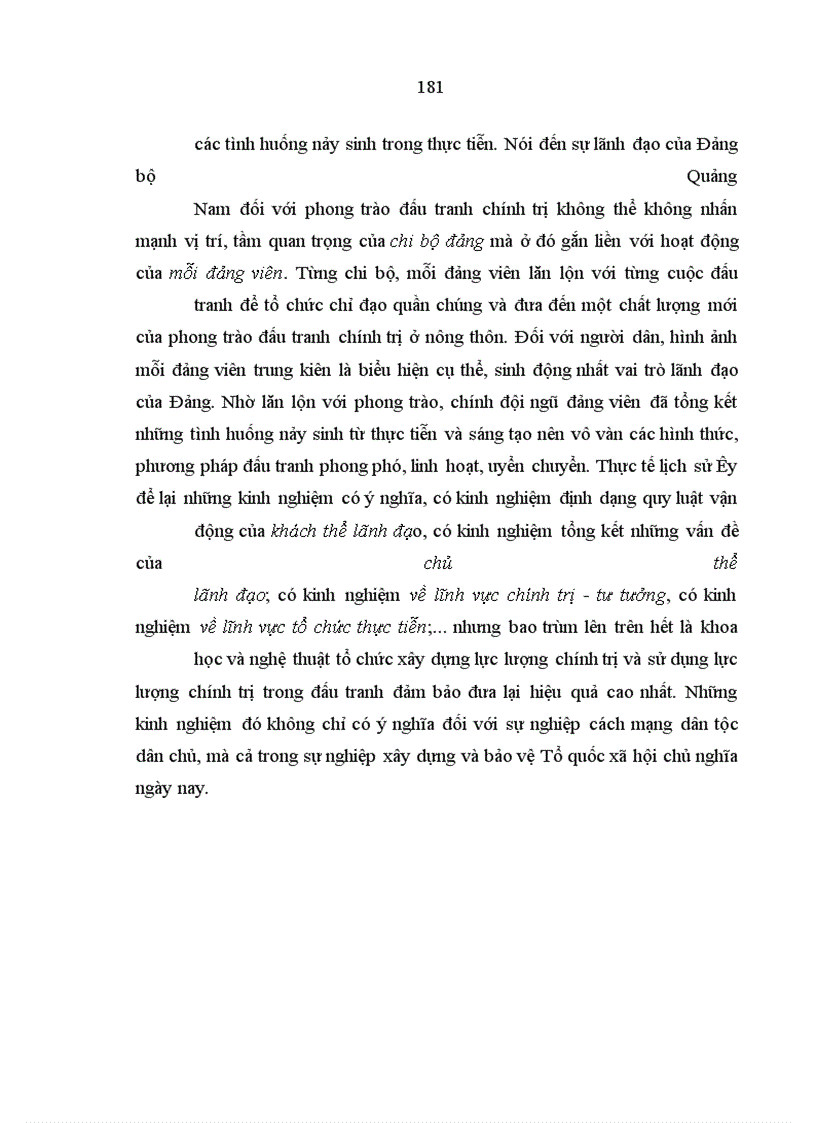 image for page Đảng bộ tỉnh Quảng Nam lãnh đạo phong trào đấu tranh chính trị ở nông thôn từ 1961 - 1968