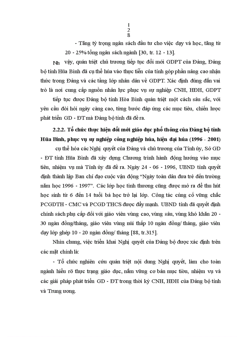 image for page Đảng bộ tỉnh Hòa Bình đẩy mạnh giáo dục phổ thông