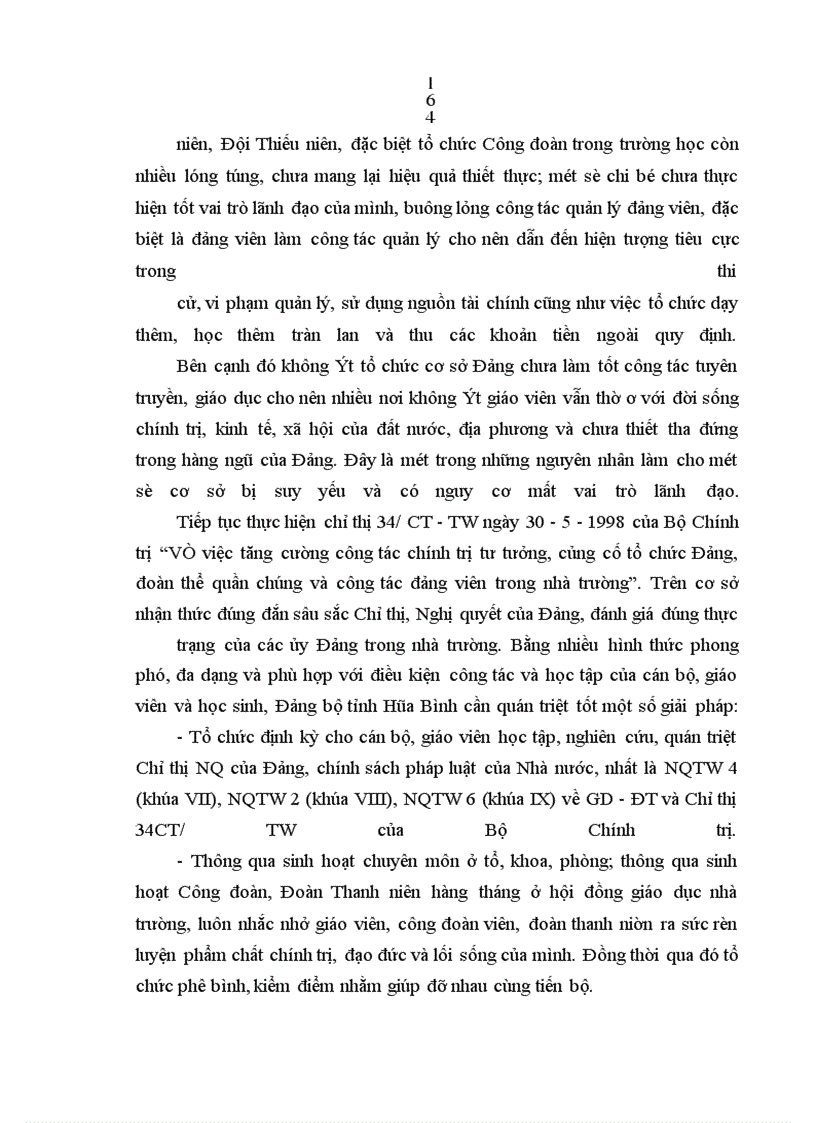 image for page Đảng bộ tỉnh Hòa Bình đẩy mạnh giáo dục phổ thông