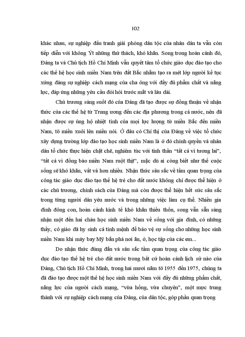 image for page Đảng lãnh đạo công tác giáo dục đào tạo học sinh miền Nam ở miền Bắc trong những năm từ 1955 đến 1975