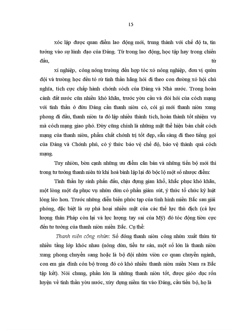 image for page Đảng lãnh đạo công tác giáo dục lý tưởng cách mạng cho thanh niên ở miền Bắc thời kỳ 1954- 1975