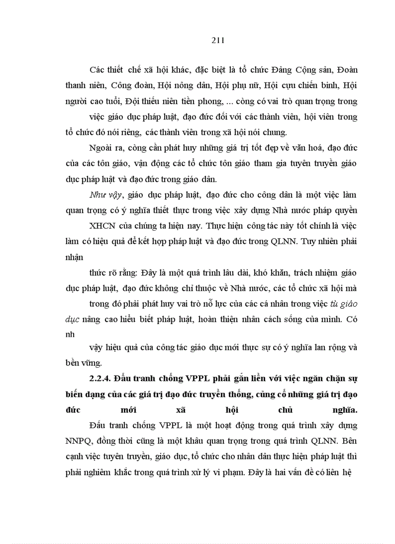 image for page Kết hợp pháp luật và đạo đức trong quản lý nhà nước ở Việt Nam hiện nay