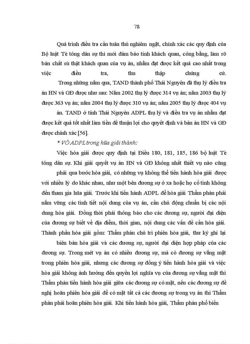 image for page Áp dụng pháp luật trong giải quyết án hôn nhân và gia đình của Tòa án nhân dân ở tỉnh Thái Nguyên