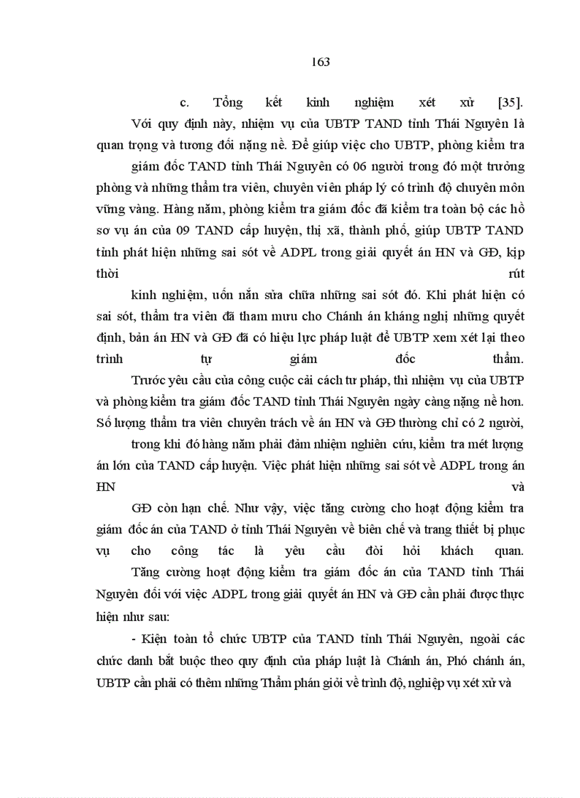 image for page Áp dụng pháp luật trong giải quyết án hôn nhân và gia đình của Tòa án nhân dân ở tỉnh Thái Nguyên