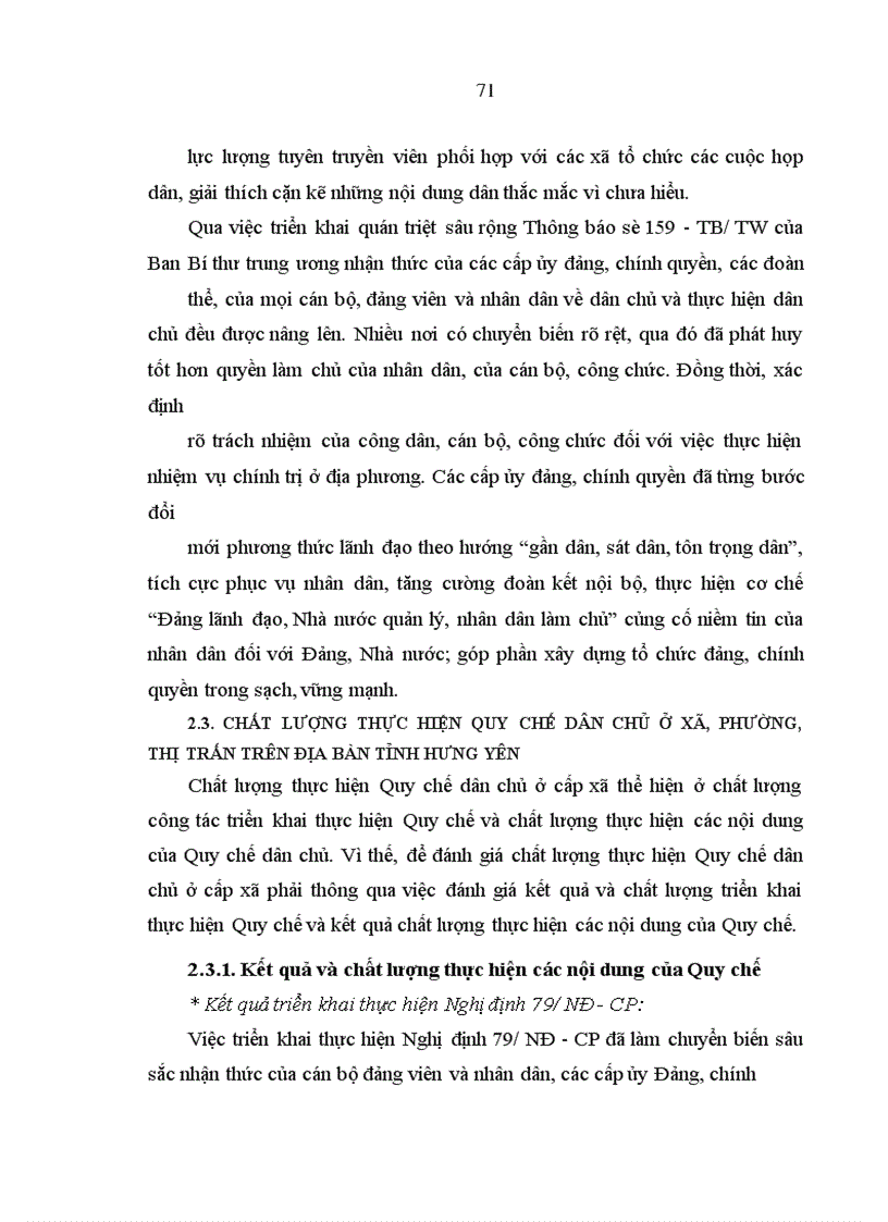 image for page Nâng cao chất lượng thực hiện Quy chế dân chủ ở cấp xã trên địa bàn tỉnh Hưng Yên trong giai đoạn hiện nay