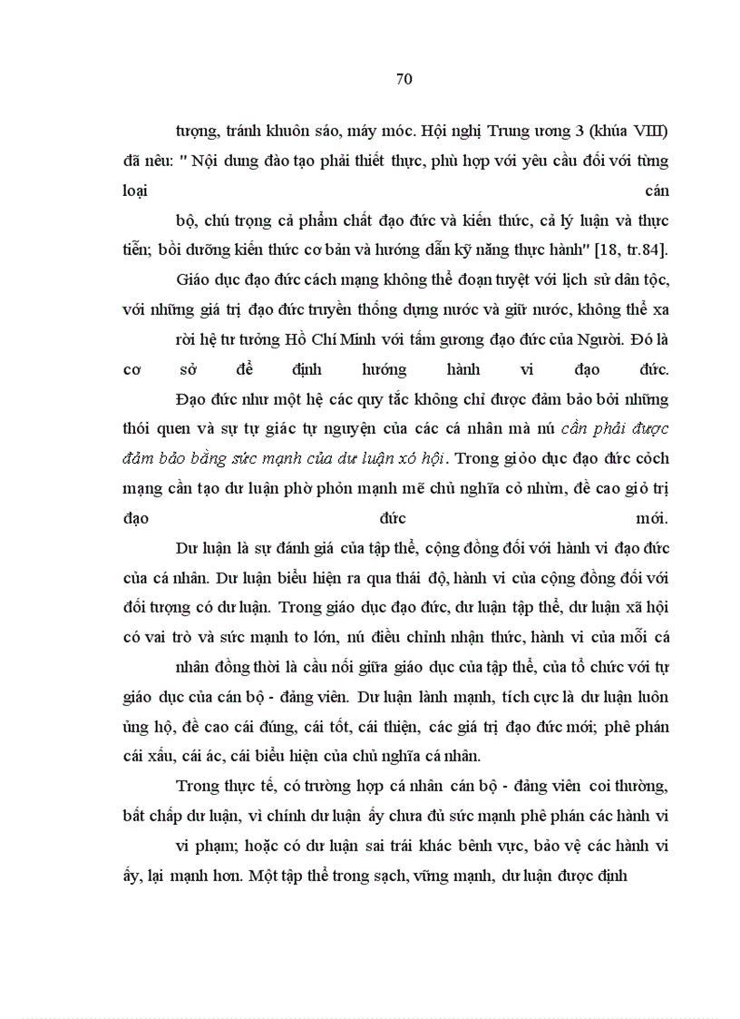 image for page Vấn đề đạo đức cách mạng của cán bộ - đảng viên hiện nay (qua thực tế ở tỉnh Thanh Hóa)